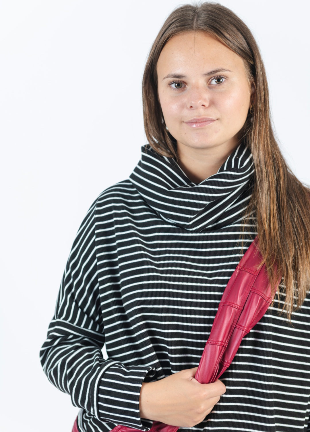 High-neck Pullover BW